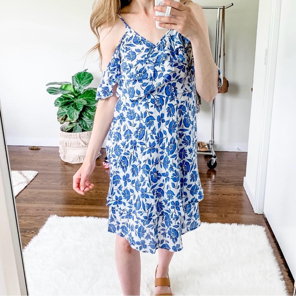 Sofia Jeans by Sofia Vergara Floral Dress in blue